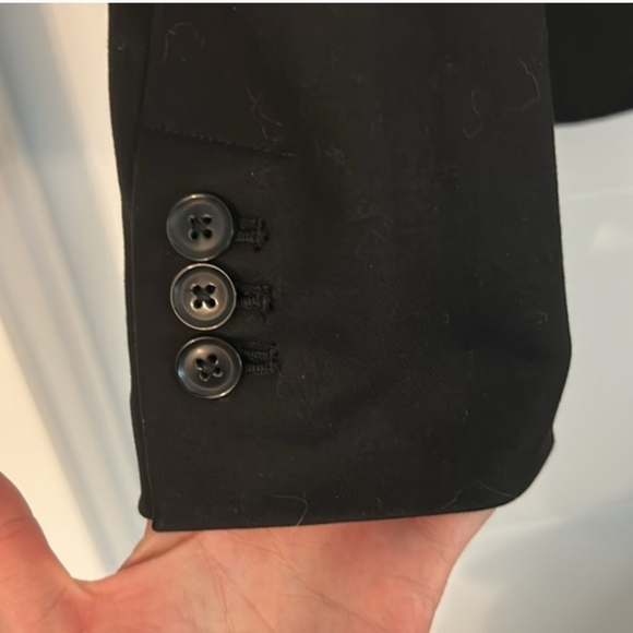 Banana Republic Black Classic Cotton Blazer - Picture 7 of 11